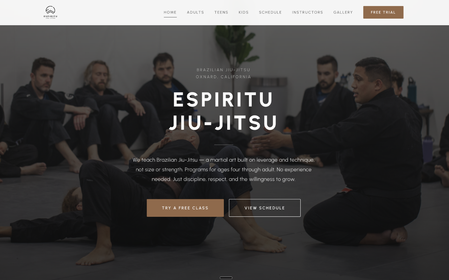 Espiritu Jiu-Jitsu — Smart Site by Conversion Bees